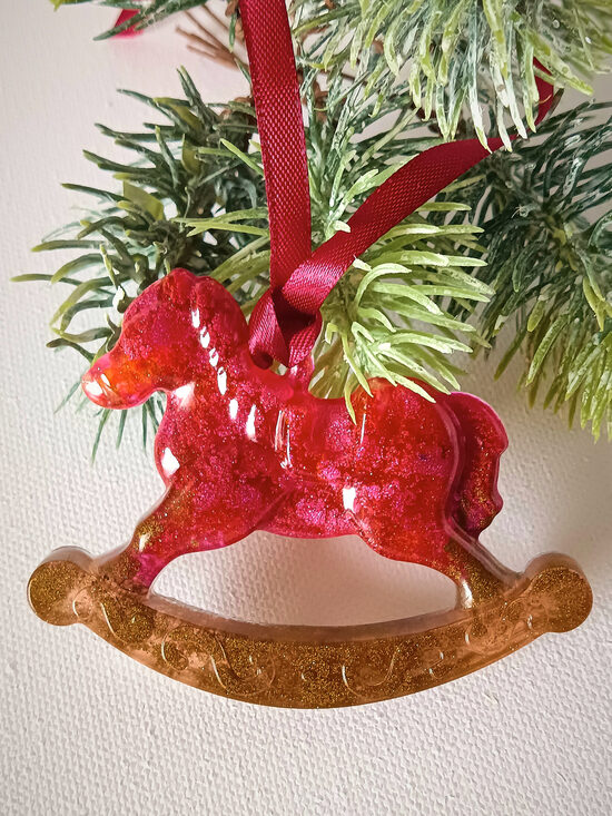 Kalėdinis eglutės žaisliukas „Arkliukas“